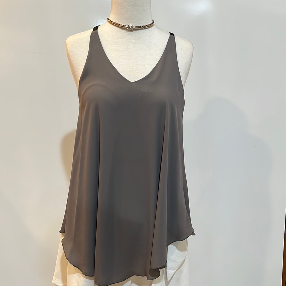 Tyche Gray Swing Top